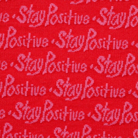 Supreme Stay Positive Jacquard S/S Top - Red