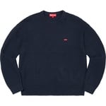 Supreme Textured Small Box Sweater (FW20) - Navy