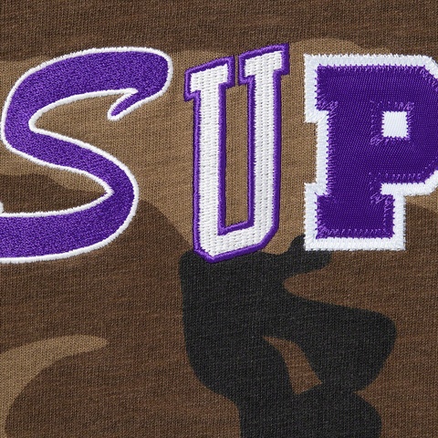 Supreme Collage Logo S/S Top - Woodland Camo