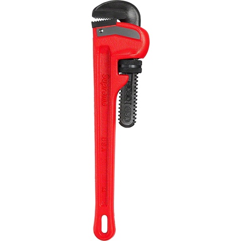 Supreme Supreme®/Ridgid® Pipe Wrench - Red
