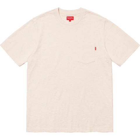 Supreme S/S Pocket Tee - Heather Natural