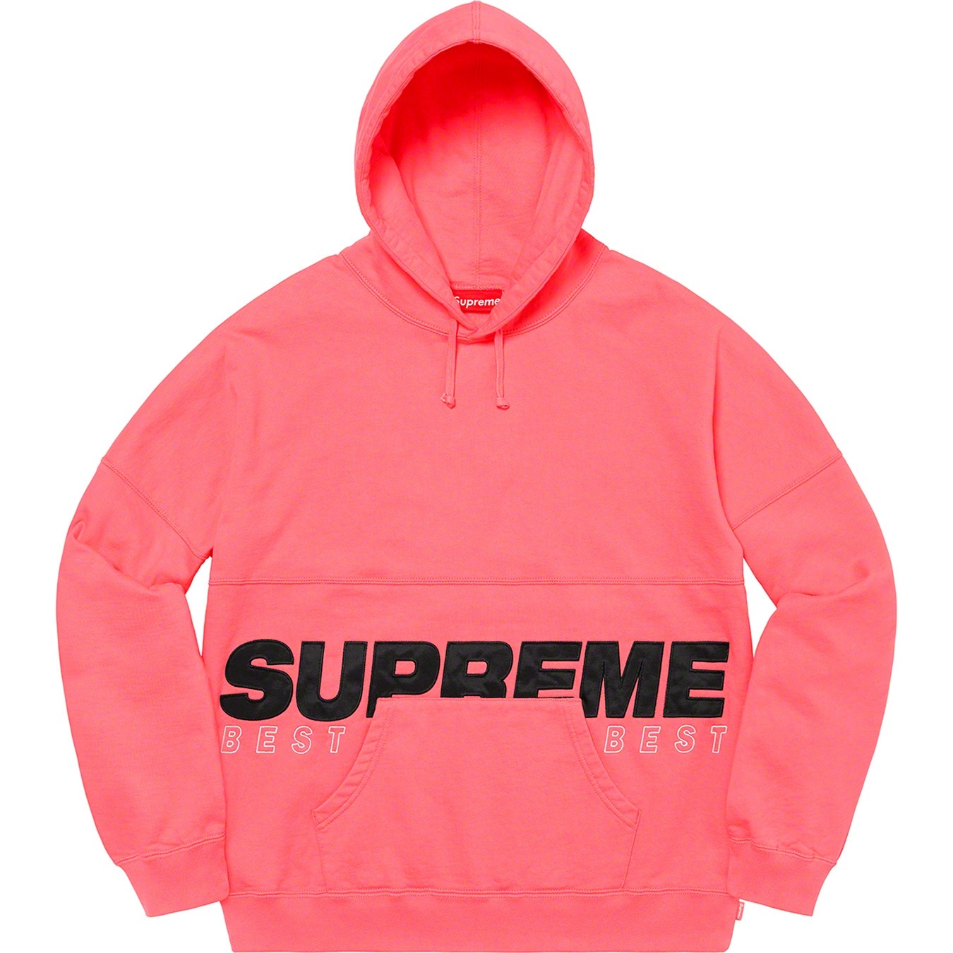 Supreme Best Of The Best Hooded Sweatshirt (FW20) - Bright Coral - $158