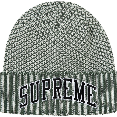 Supreme Fair Isle Beanie - Dark Olive