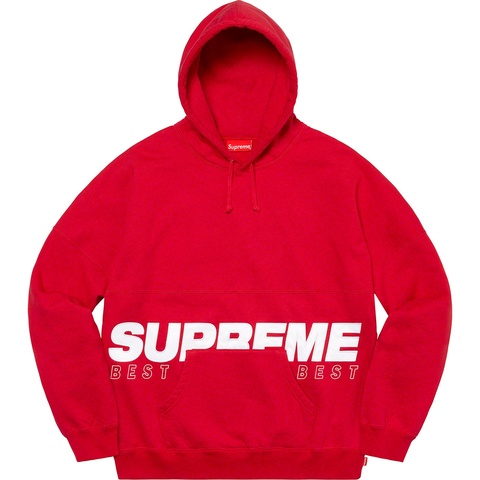 Supreme Best Of The Best Hooded Sweatshirt - Red