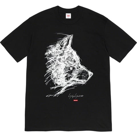 Supreme Supreme®/Yohji Yamamoto®Scribble Wolf Tee - Black