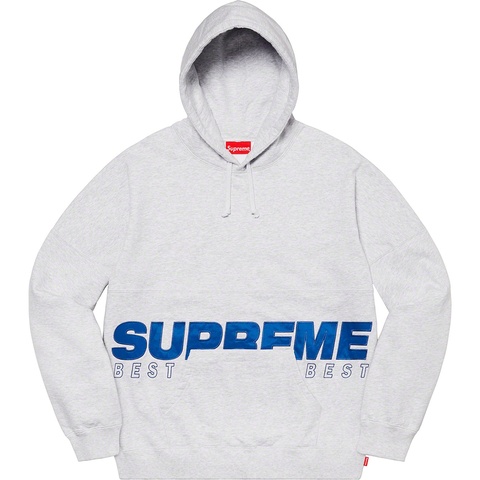 Supreme Best Of The Best Hooded Sweatshirt - Ash Grey