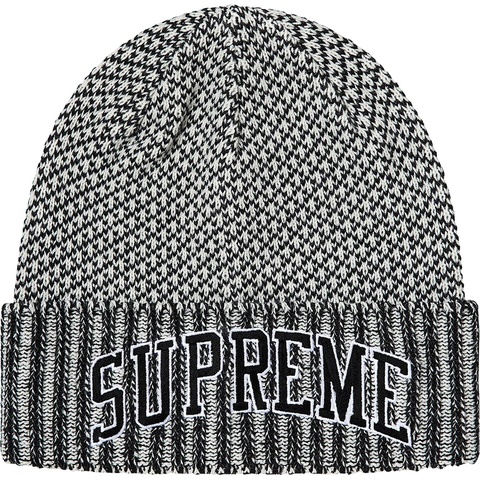 Supreme Fair Isle Beanie - Black