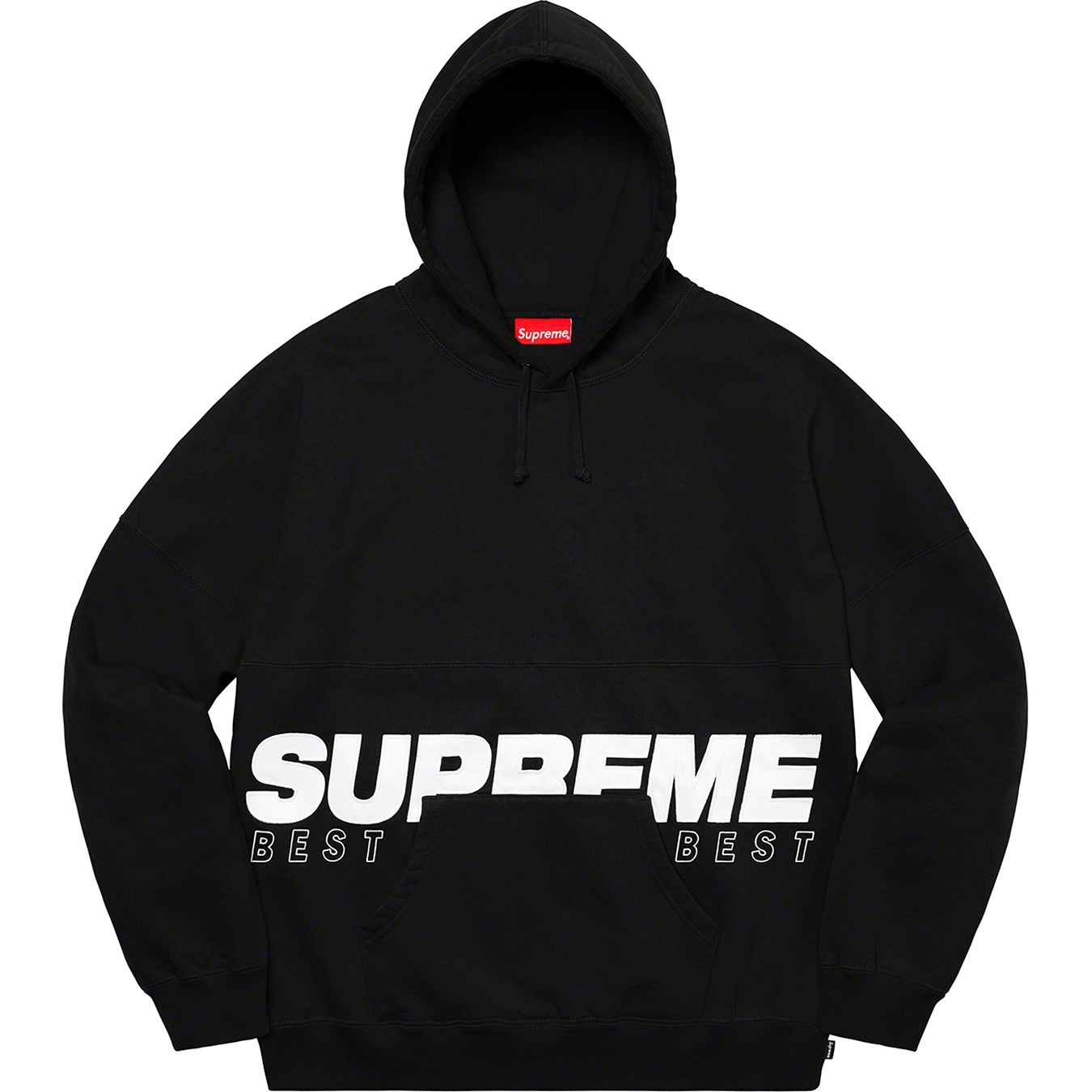 Supreme Best Of The Best Hooded Sweatshirt (FW20) - Black - $158