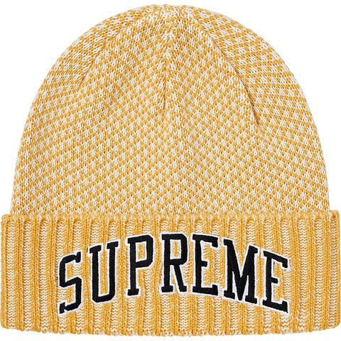 Supreme Fair Isle Beanie - Gold