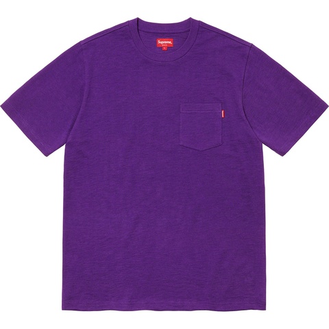 Supreme S/S Pocket Tee - Heather Purple