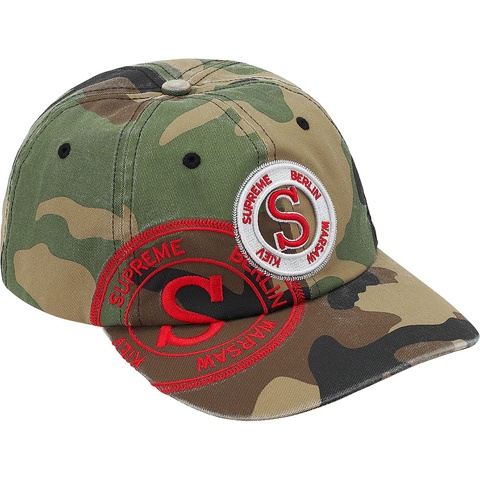 Supreme Stamp 6-Panel - Woodland Camo