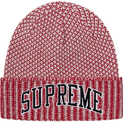 Supreme Fair Isle Beanie - Red
