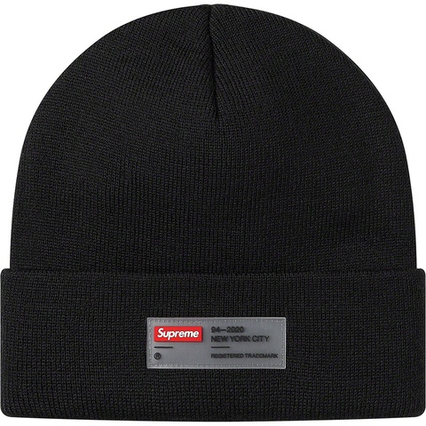 Supreme Clear Label Beanie - Black