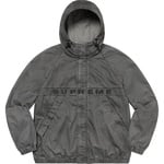 Supreme Overdyed Twill Hooded Jacket (FW20) - Black