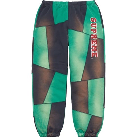 Supreme Patchwork Sweatpant - Navy