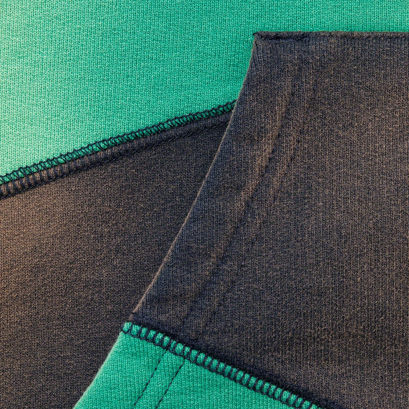 Supreme Patchwork Hooded Sweatshirt (FW20) - Navy - $178