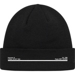 Supreme New Era Shop Beanie (FW20) - Black - London