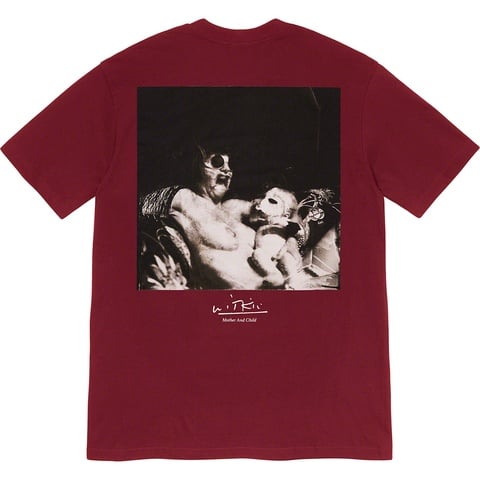 Supreme Joel-Peter Witkin/Supreme Mother and Child Tee - Burgundy