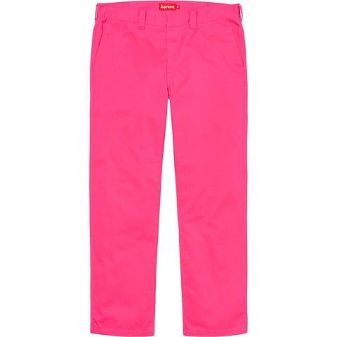 Supreme Work Pant - Bright Pink