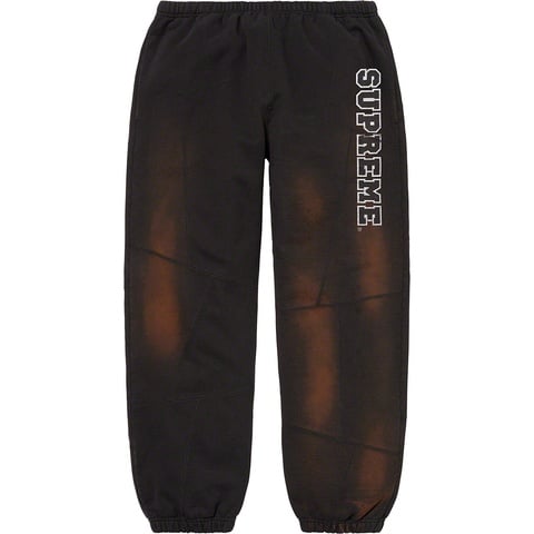 Supreme Patchwork Sweatpant - Black