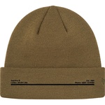 Supreme New Era Shop Beanie (FW20) - Olive - London