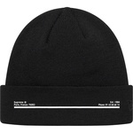 Supreme New Era Shop Beanie (FW20) - Black - Paris