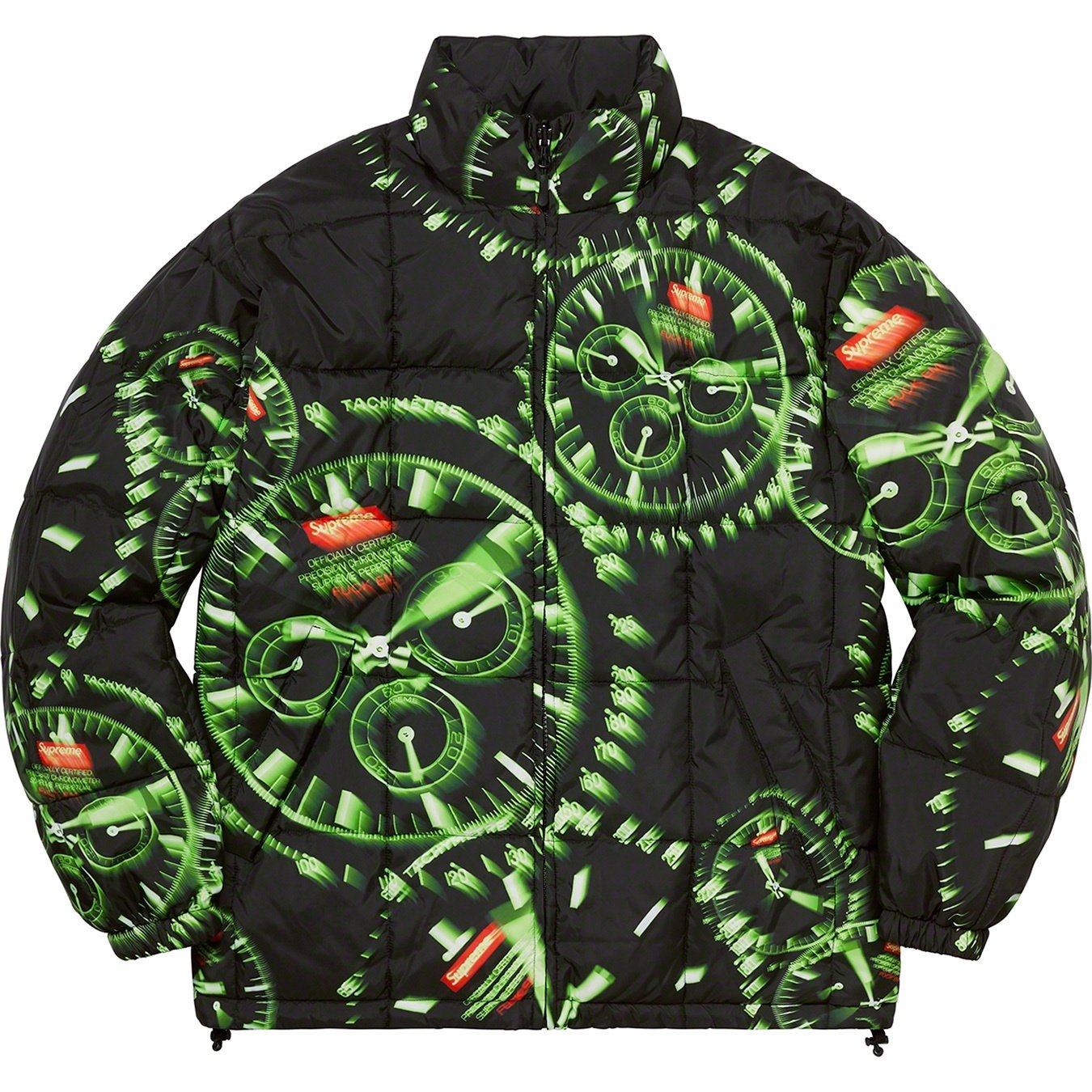 Supreme Watches Reversible Puffy Jacket (FW20) - $218