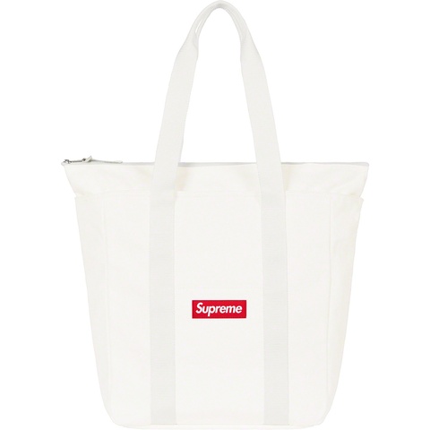 Supreme Canvas Tote - White