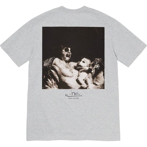 Supreme Joel-Peter Witkin/Supreme Mother and Child Tee - Heather Grey