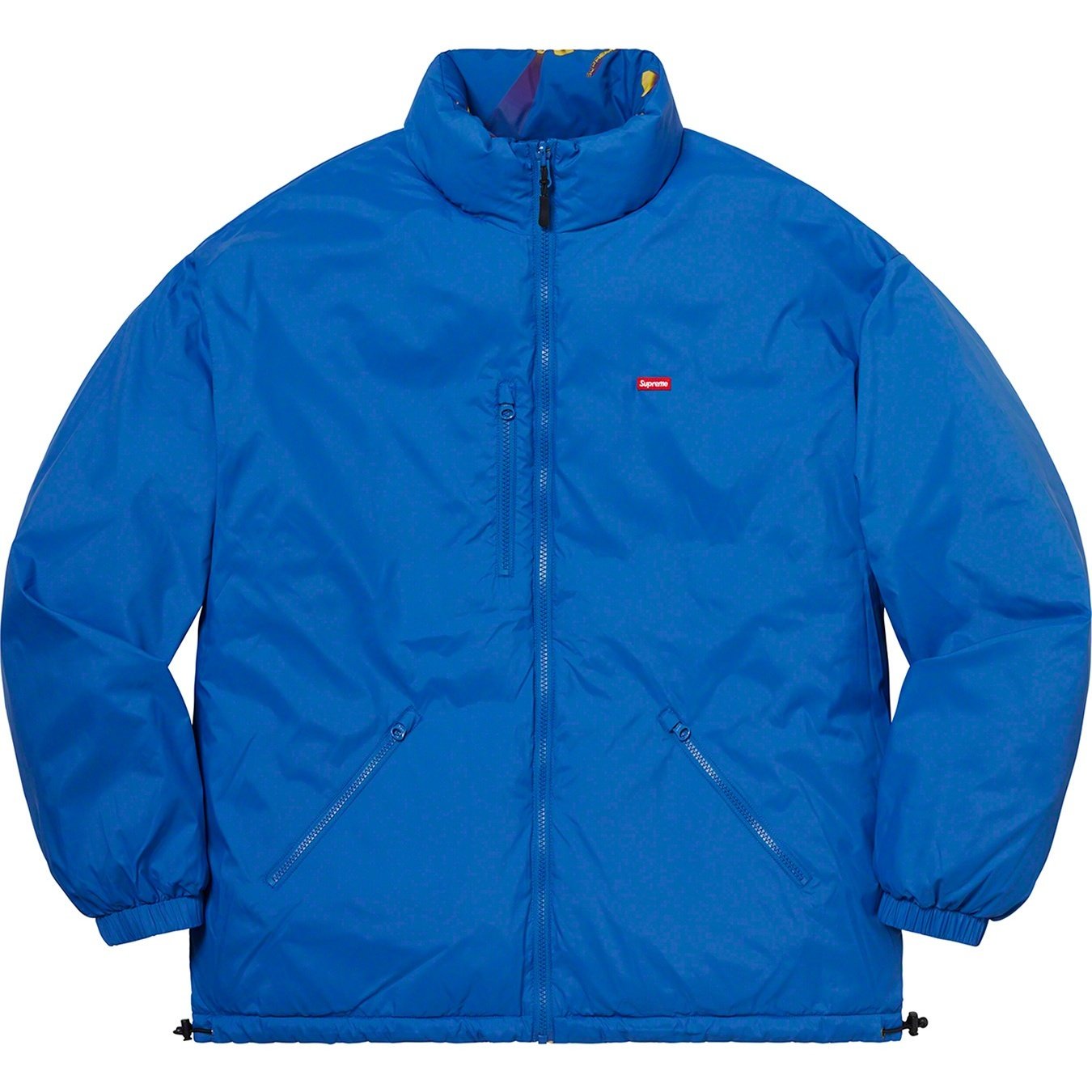 Supreme Watches Reversible Puffy Jacket (FW20) - Royal - $218