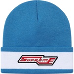 Supreme Cuff Stripe Beanie (FW20) - Bright Blue