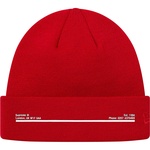 Supreme New Era Shop Beanie (FW20) - Red - London