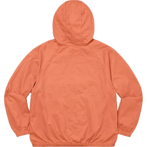 Supreme Overdyed Twill Hooded Jacket - Rust