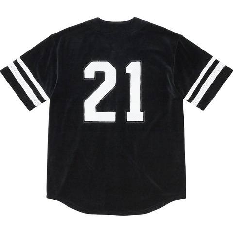 Velour Baseball Jersey - fall/winter 2020 - Supreme
