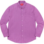 Supreme Jacquard Stripe Twill Shirt (FW20) - Dusty Purple
