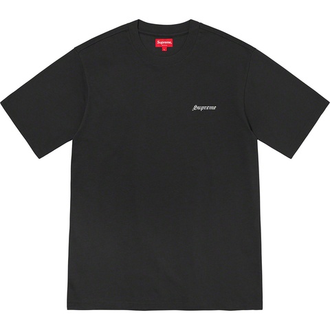 Supreme Washed S/S Tee - Black