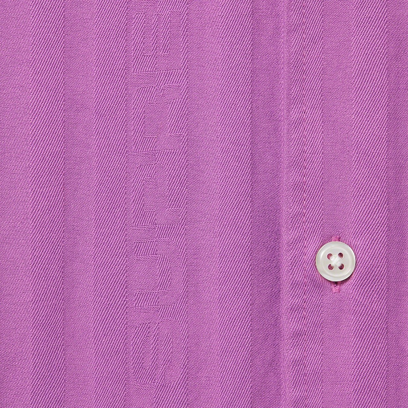 Supreme Jacquard Stripe Twill Shirt (FW20) - Dusty Purple - $128