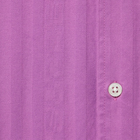 Supreme Jacquard Stripe Twill Shirt - Dusty Purple