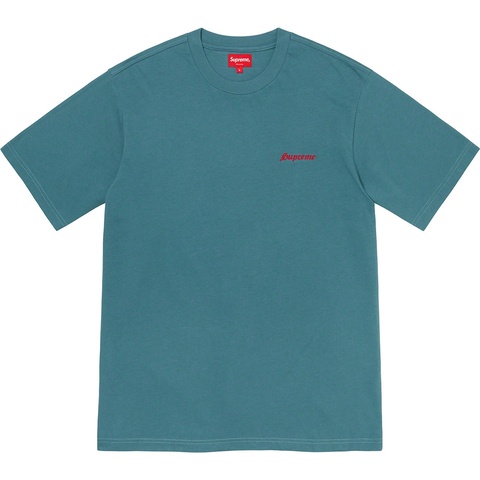 Supreme Washed S/S Tee - Aqua