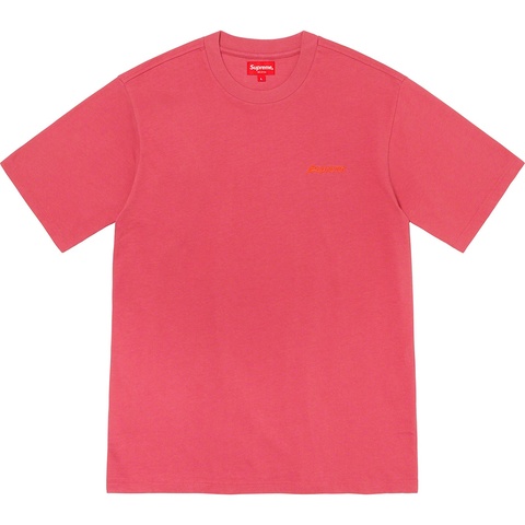 Supreme Washed S/S Tee - Red