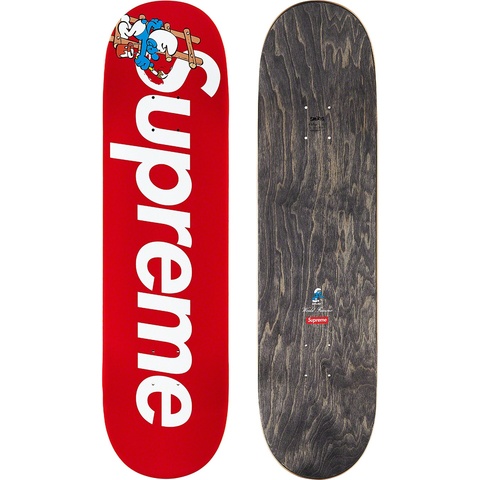 Supreme Supreme®/Smurfs™ Skateboard - Red - 8.375" x 32.125" 