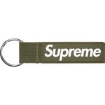 Supreme Webbing Keychain (FW20) - Light Olive
