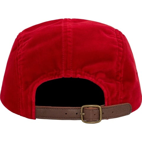 Supreme Velvet Camp Cap - Red