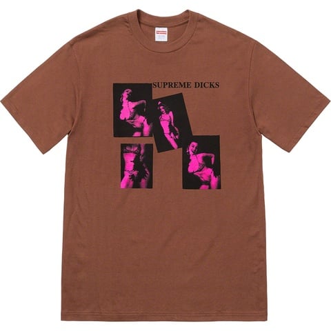 Supreme Supreme Dicks Tee - Brown