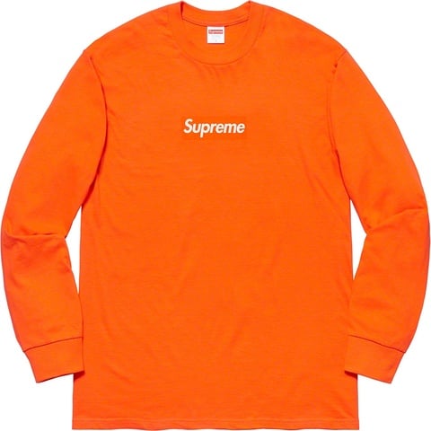 supreme Box Logo L/S Tee シュプリーム ボックスロゴ シュプリーム ボックス ロゴ ロンT Supreme Box Logo L S Tee White