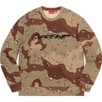 Supreme Futura Logo Crewneck (FW20) - Chocolate Chip Camo