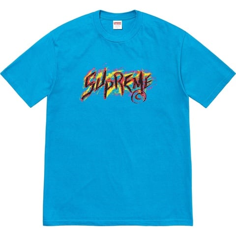 Supreme Scratch Tee - Bright Blue