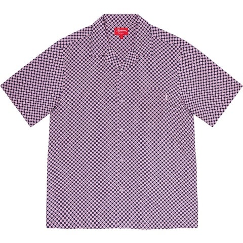 Supreme Compact Dot Rayon S/S Shirt - Purple