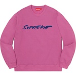 Supreme Futura Logo Crewneck (FW20) - Bright Purple
