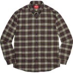 Supreme Tartan Flannel Shirt (FW20) - Black
